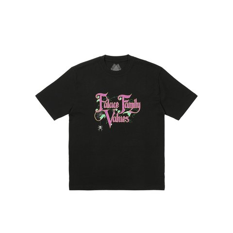 Palace FAMILY VALUES T-SHIRT BLACK - $48.00