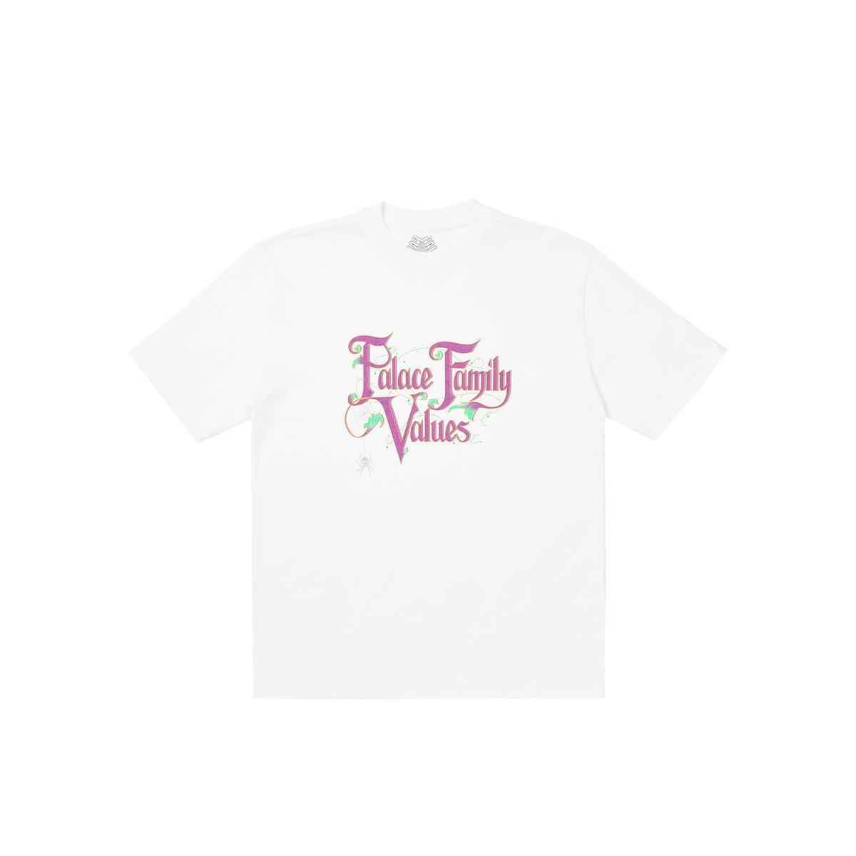 Palace FAMILY VALUES T-SHIRT WHITE (Winter 2023) - $48.00