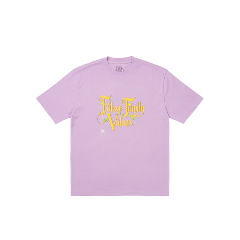 Palace FAMILY VALUES T-SHIRT LIGHT PURPLE - $48.00