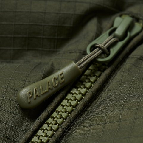 Palace RIPSTOP PUFFA OLIVE - Colorway