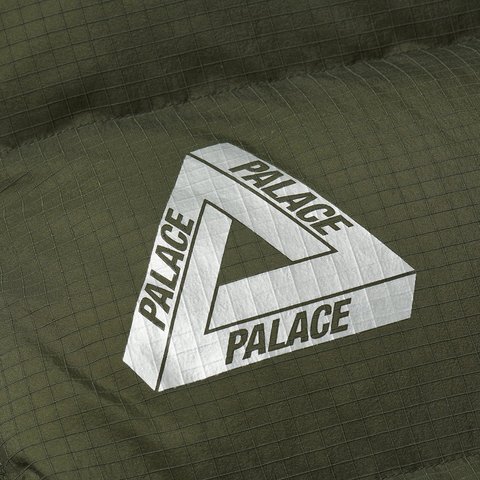 Palace RIPSTOP PUFFA OLIVE - Colorway