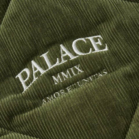 Palace QUILTED JACKET THE DEEP GREEN - Colorway