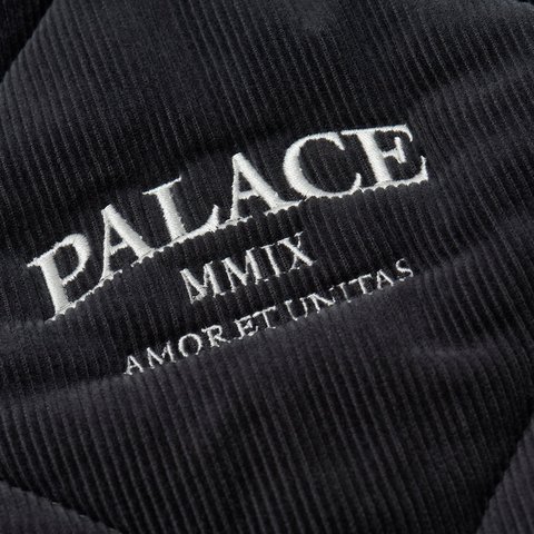 Palace QUILTED JACKET BLACK - Colorway