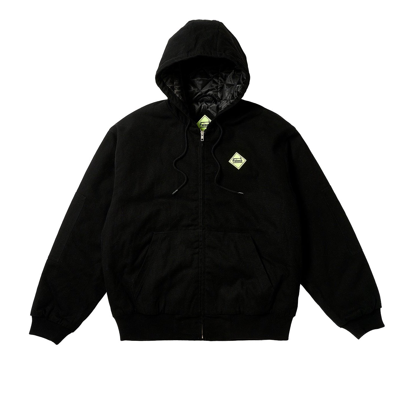 PALACE HARDWARE HOODED WORKWEAR JACKET BLACK