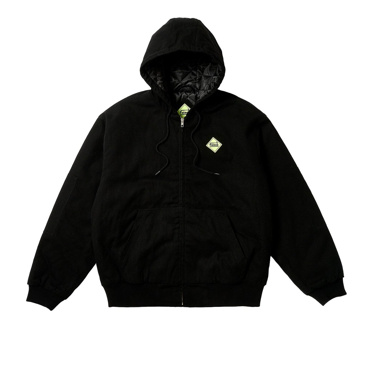 Palace PALACE HARDWARE HOODED WORKWEAR JACKET BLACK (Winter 2023) - $268.00