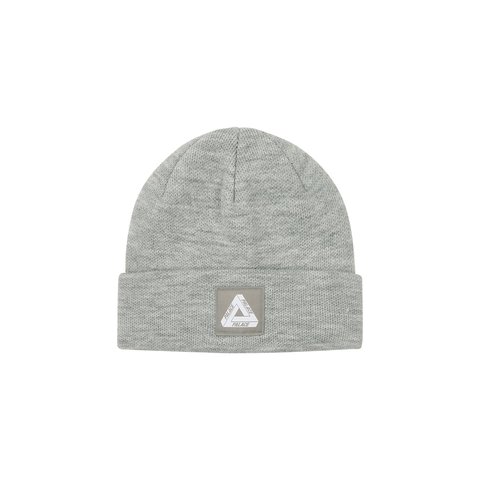 Palace TRI-FERG PATCH BEANIE GREY MARL - €42.00