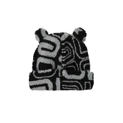 Palace JOYREX FLEECE EARS BEANIE BLACK - Colorway