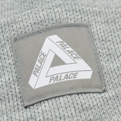 Palace TRI-FERG PATCH BEANIE GREY MARL - Colorway