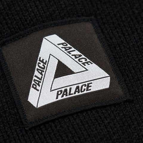 Palace TRI-FERG PATCH BEANIE BLACK - Colorway