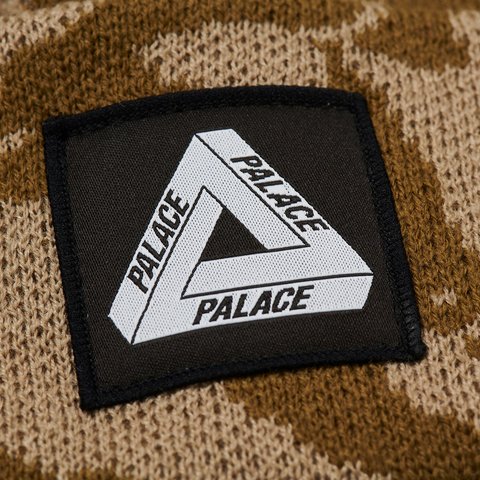Palace TRI-FERG PATCH BEANIE DESERT DPM CAMO - Colorway