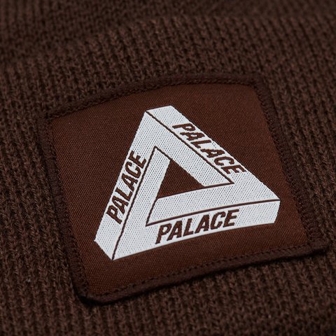 Palace TRI-FERG PATCH BEANIE NICE BROWN - Colorway