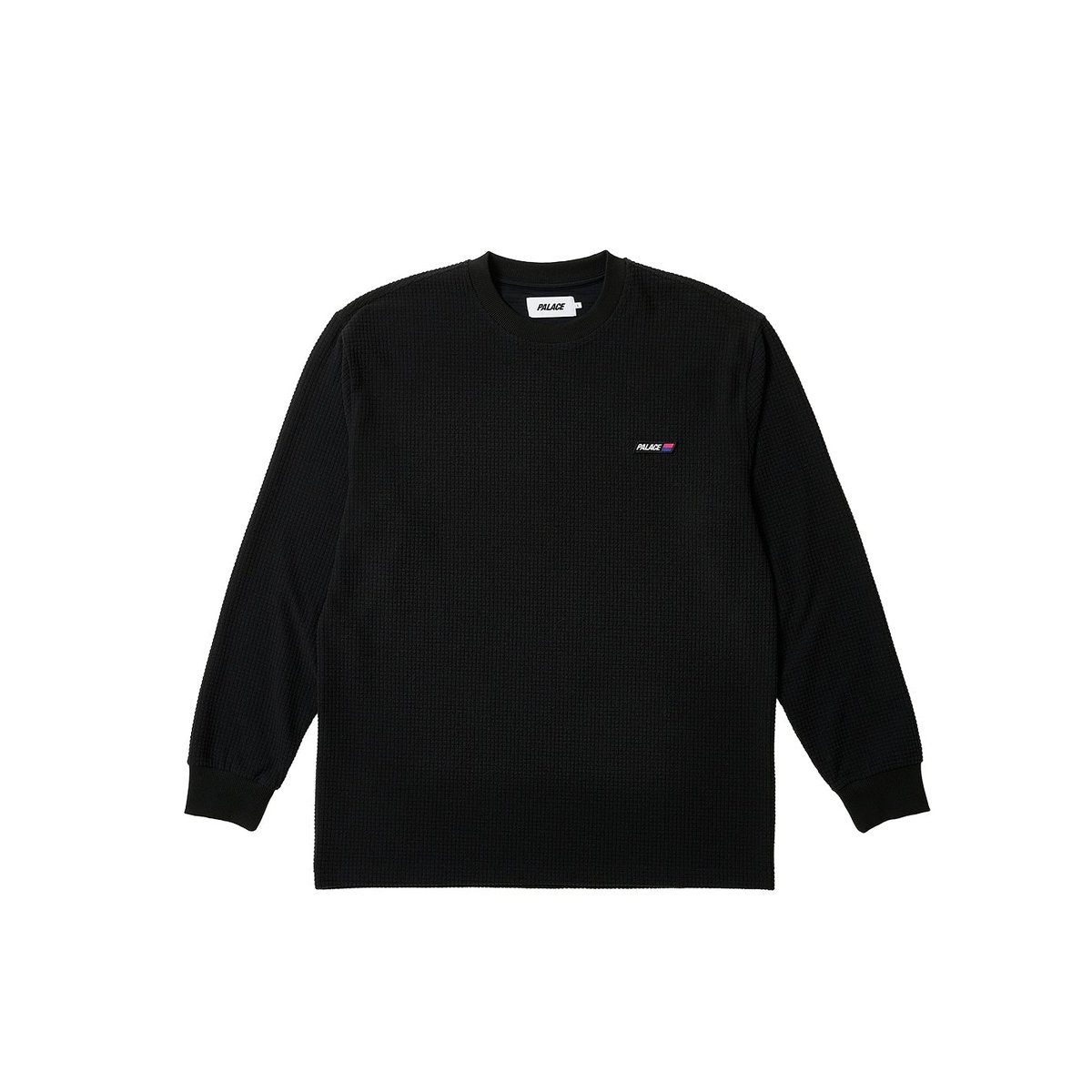 Palace GRID THERMAL LONGSLEEVE BLACK (Winter 2023) - $88.00