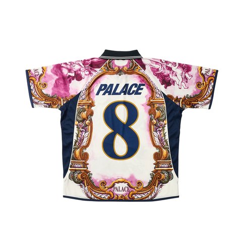 Palace HOLY GRAIL JERSEY BURGUNDY - Colorway