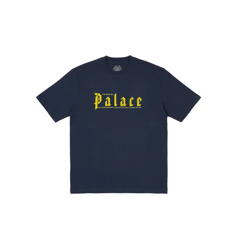 Palace KITANO T-SHIRT NAVY (Winter 2023) - $48.00