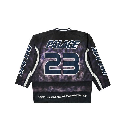 Palace BRIGHTER ALTERNATIVE HOCKEY JERSEY BLACK - Colorway