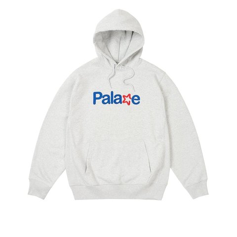 Palace SIGNATURE HOOD GREY MARL - €148.00