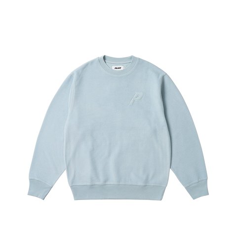 Palace REVERSE P-3 CREW CHILL BLUE - Colorway