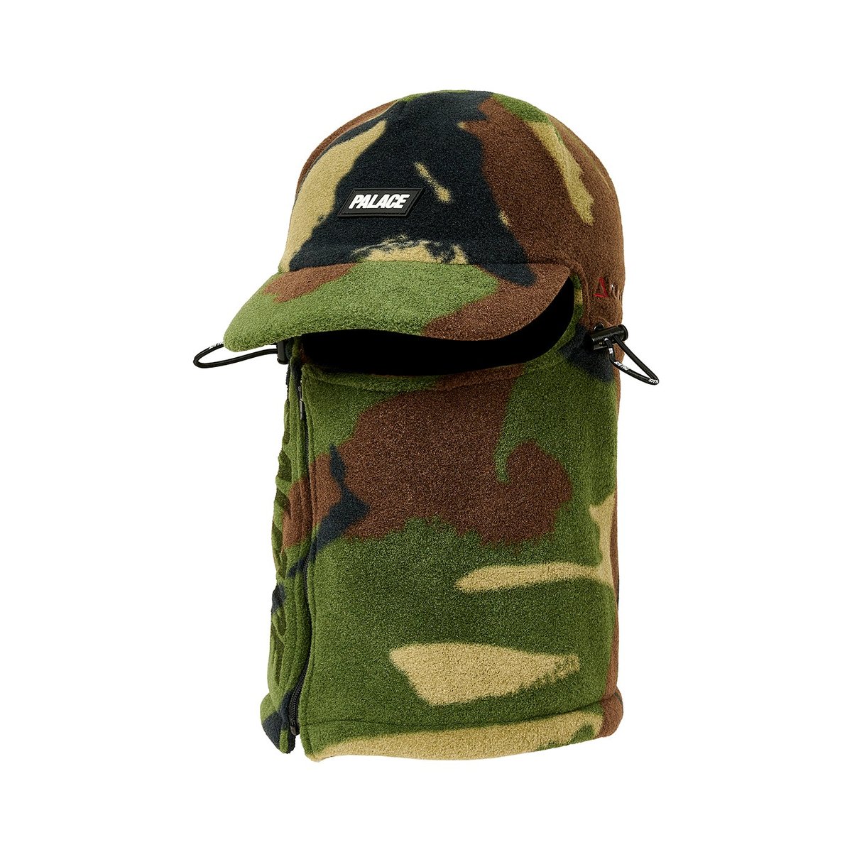 Palace POLARTEC PEAKED FACE WARMER WOODLAND DPM (Winter 2023) - $58.00