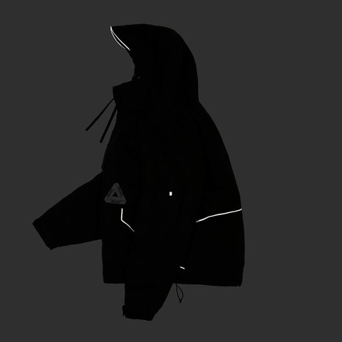 Palace P-TECH HOODED JACKET BLACK - Colorway