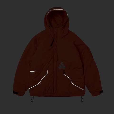Palace P-TECH HOODED JACKET ORANGE - Colorway