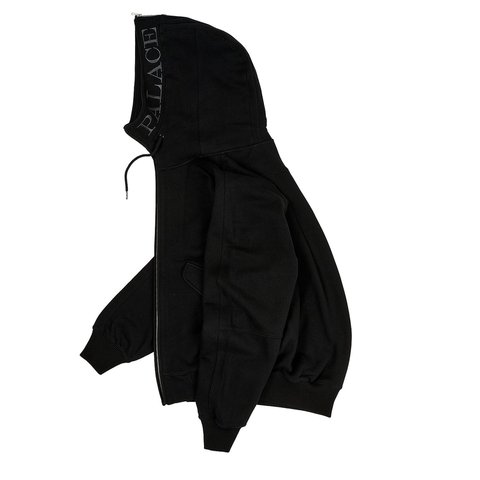 Palace SPLIT HOOD BOMBER SWEAT BLACK - Colorway