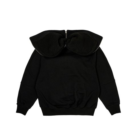 Palace SPLIT HOOD BOMBER SWEAT BLACK - Colorway