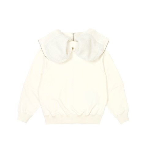 Palace SPLIT HOOD BOMBER SWEAT WHITE - Colorway