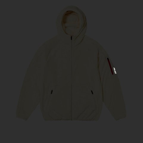 Palace FLEECE P LINER SOFT WHITE - Colorway