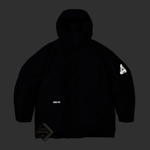 Palace GORE-TEX CARGO DOWN PARKA BLACK - Colorway