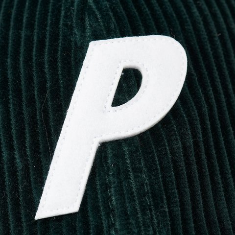 Palace CORDUROY P 6-PANEL GREEN - Colorway