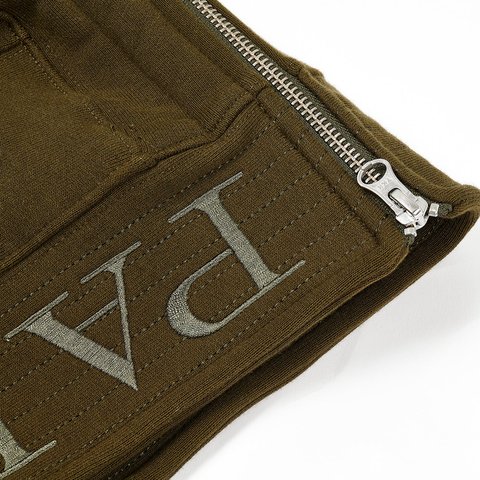 Palace SPLIT HOOD BOMBER SWEAT OLIVE - Colorway