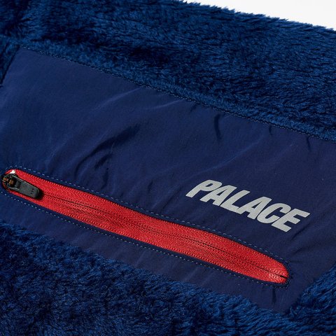 Palace FLEECE P LINER NAVY - Colorway