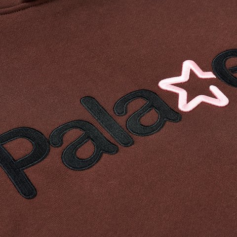 Palace SIGNATURE HOOD NICE BROWN - Colorway