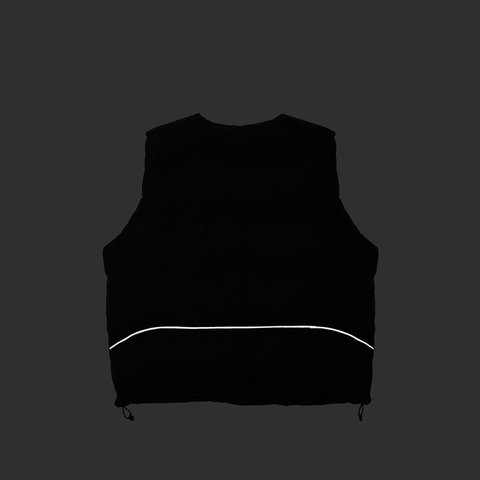 Palace P-TECH REVERSIBLE PUFFA VEST BLACK - Colorway