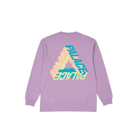 Palace P-3D LONGSLEEVE LIGHT PURPLE - €58.00
