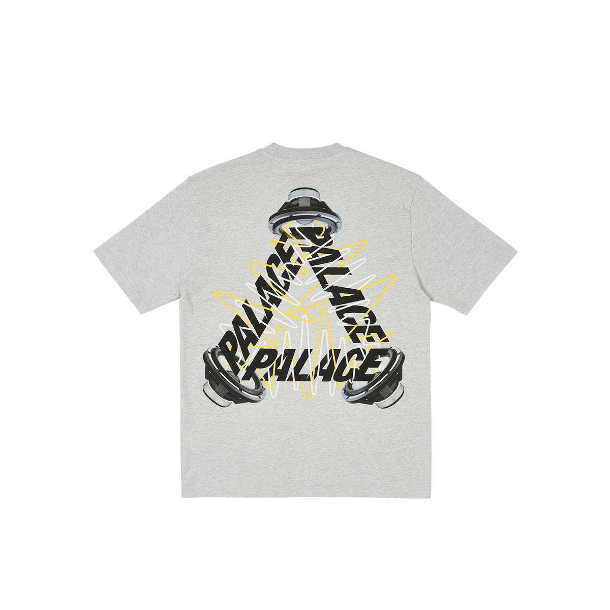 Palace SPEAKER P-3 T-SHIRT GREY MARL (Winter 2023) - $48.00