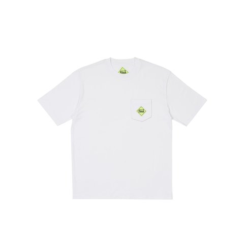 Palace PALACE HARDWARE POCKET T-SHIRT WHITE - $48.00