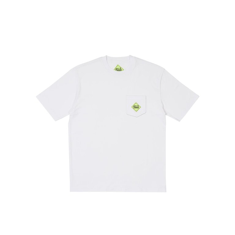 Palace PALACE HARDWARE POCKET T-SHIRT WHITE (Winter 2023) - $48.00