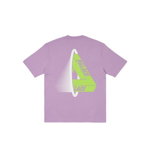Palace TRI-VOID T-SHIRT LIGHT PURPLE - $48.00