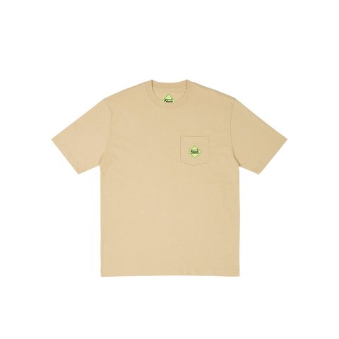 Palace PALACE HARDWARE POCKET T-SHIRT CAMEL - $48.00