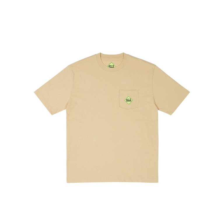Palace PALACE HARDWARE POCKET T-SHIRT CAMEL (Winter 2023) - $48.00