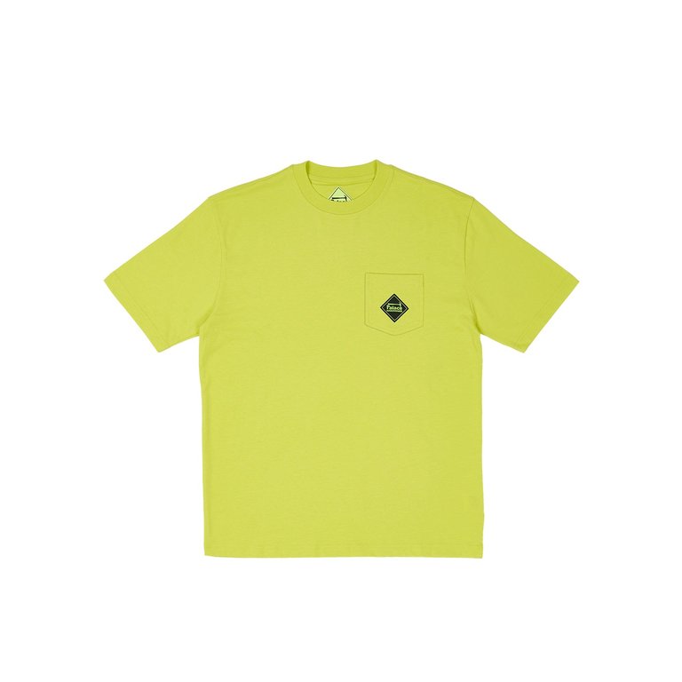 Palace PALACE HARDWARE POCKET T-SHIRT SAFETY YELLOW (Winter 2023) - $48.00