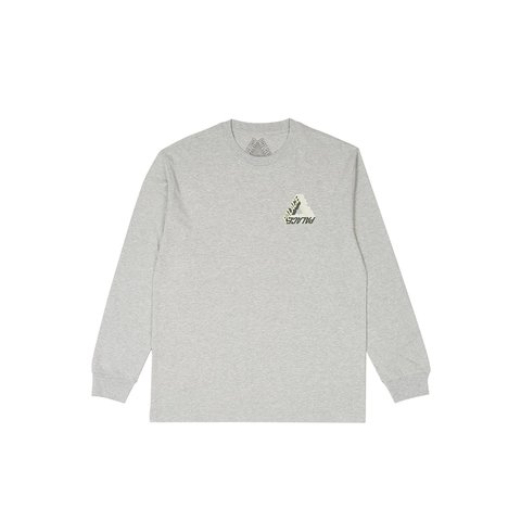 Palace P-3D LONGSLEEVE GREY MARL - Colorway