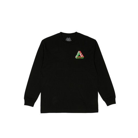 Palace P-3D LONGSLEEVE BLACK - Colorway