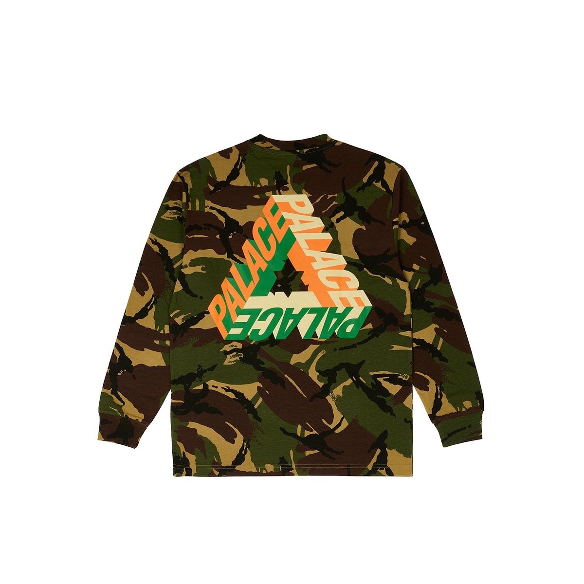 Palace P-3D LONGSLEEVE WOODLAND CAMO (Winter 2023) - €58.00