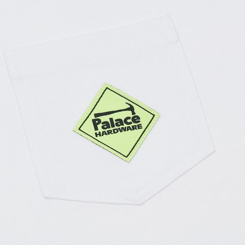 Palace PALACE HARDWARE POCKET T-SHIRT WHITE - Colorway