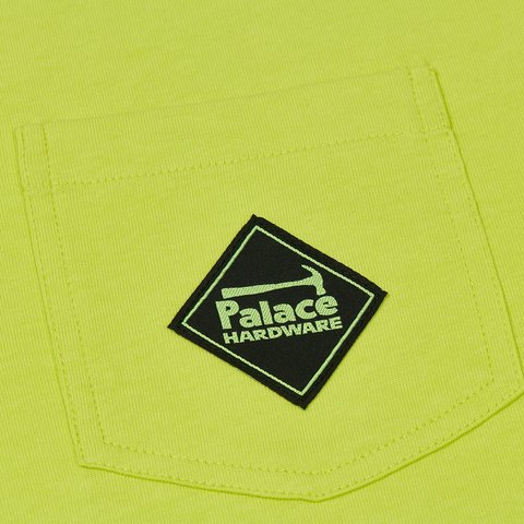 Palace PALACE HARDWARE POCKET T-SHIRT SAFETY YELLOW - Colorway