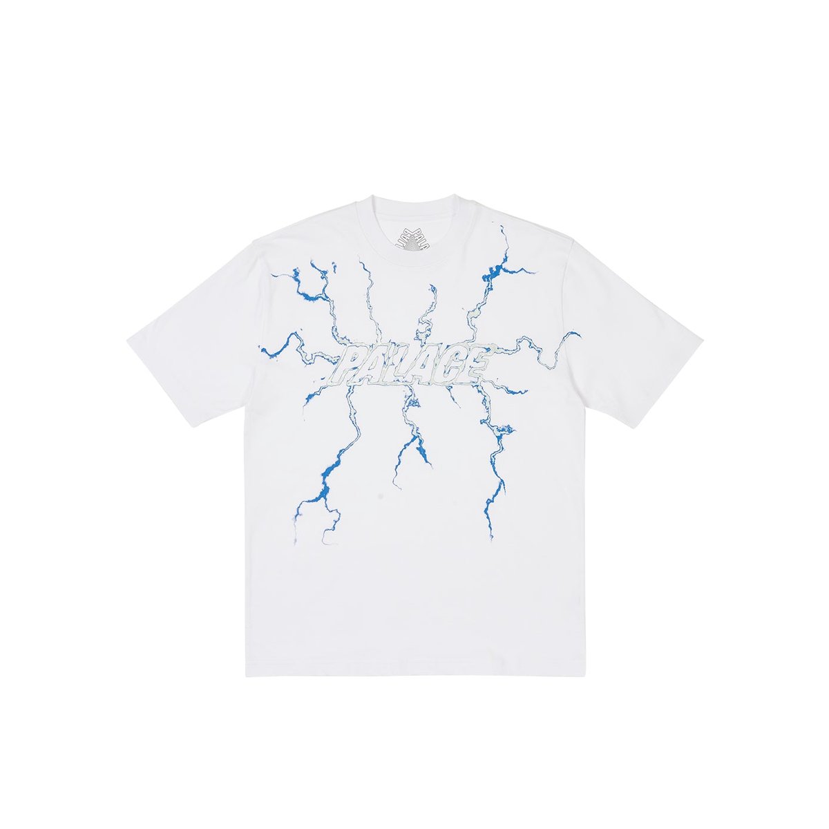 Palace FULLY CHARGED T-SHIRT WHITE (Winter 2023) - $48.00