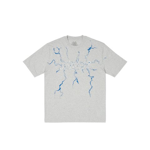Palace FULLY CHARGED T-SHIRT GREY MARL - $48.00
