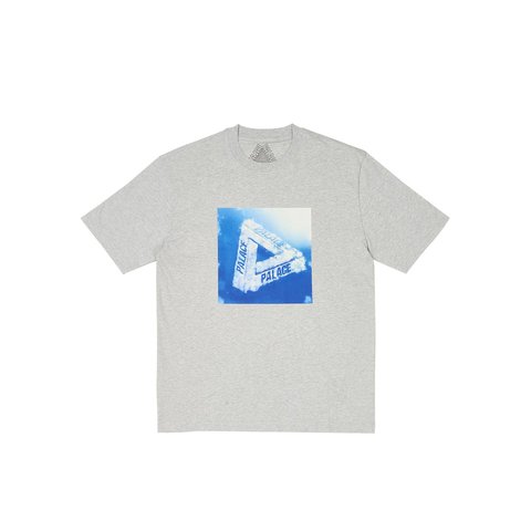 Palace UNDER THE WEATHER T-SHIRT GREY MARL - €48.00